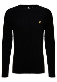 Lyle & Scott Strickpullover - black