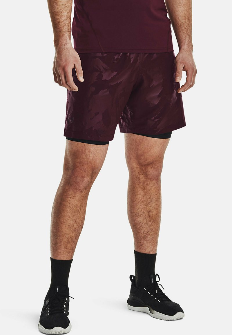 Under Armour EMBOSS Sports shorts dark maroon/red Zalando.co.uk