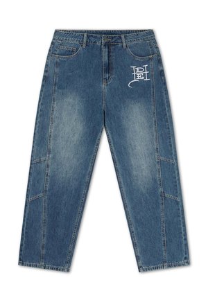 Ed Hardy, MENS SERPENT SKULL GRAPHIC RELAXED JEANS - Relaxed fit jeans - mid blue