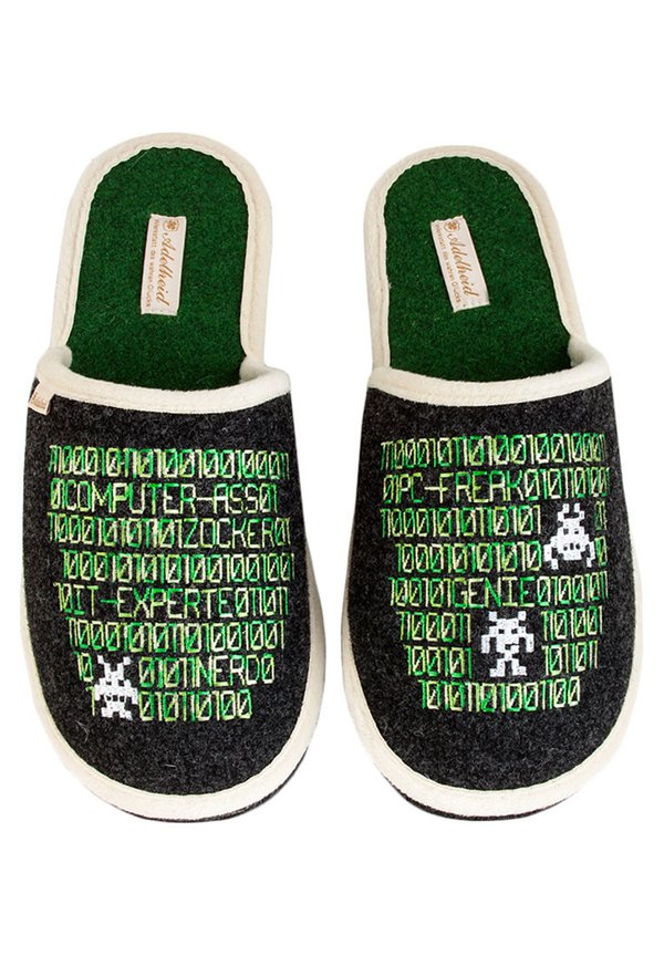 ZOCKER - Hausschuh - rabenschwarz