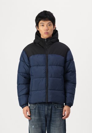 JJMOON HOOD PUFFER - Winter jacket - navy