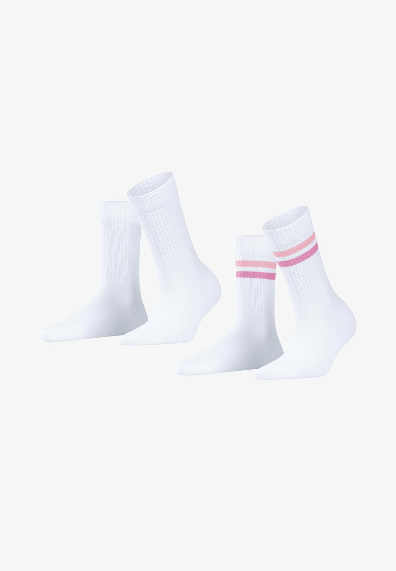 Esprit Tennis Stripe 2-Pack - Socken - woolwhite