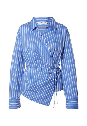 EDITED, EDITED BLUSE LILLITH - Chemisier - weiß blau