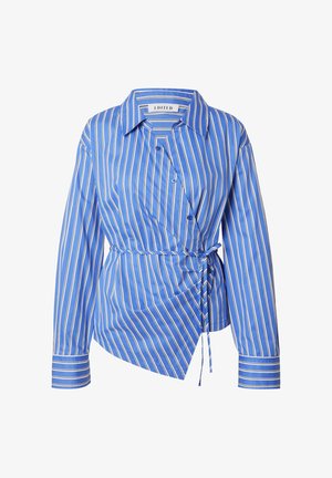 EDITED, EDITED BLUSE LILLITH - Chemisier - weiß blau