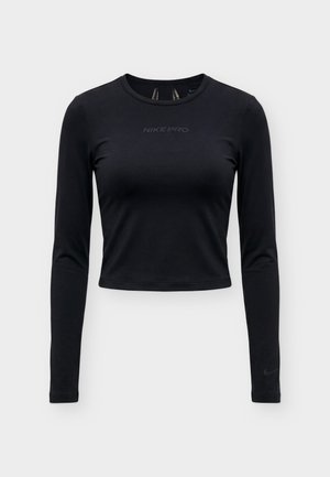 Nike Performance, SCULPT - T-shirt à manches longues - black/beige