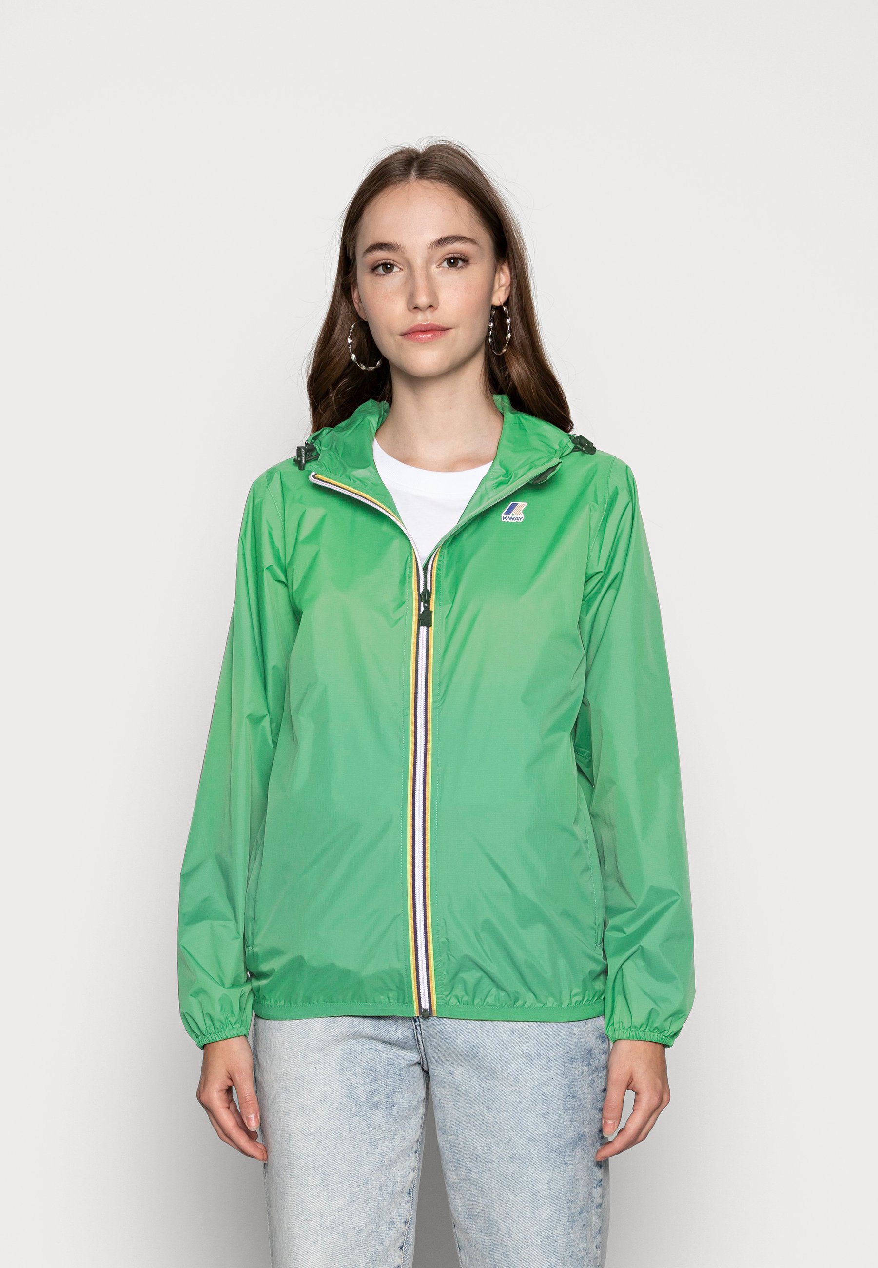 k way jacket green