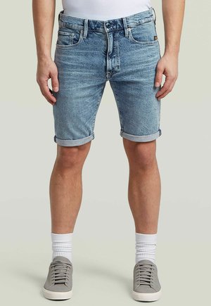 G-STAR, 3301 SLIM SHORTS - Jeansshort - sun faded air force blue