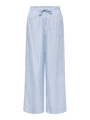 ONLY HOSE ONLLORIS WEITER BEINSCHNITT HOSE - Hlače - chambray blue