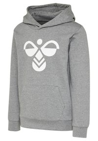 Hummel Jersey con capucha - mottled grey