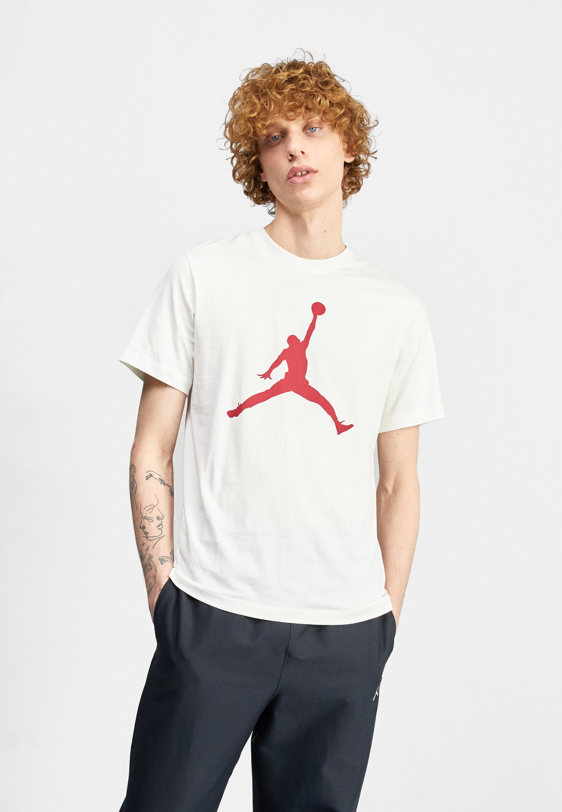 jumpman crew t shirt print