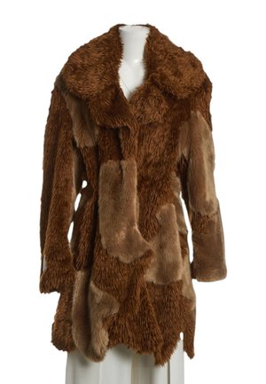Stella McCartney FAUX FUR COAT BROWN - Vinterfrakke - brown