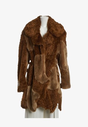 Stella McCartney, FAUX FUR COAT BROWN - Manteau d'hiver - brown