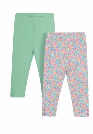 2 PACK - Leggings - mint green floral