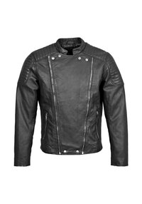 GARETH - Lederjacke - black