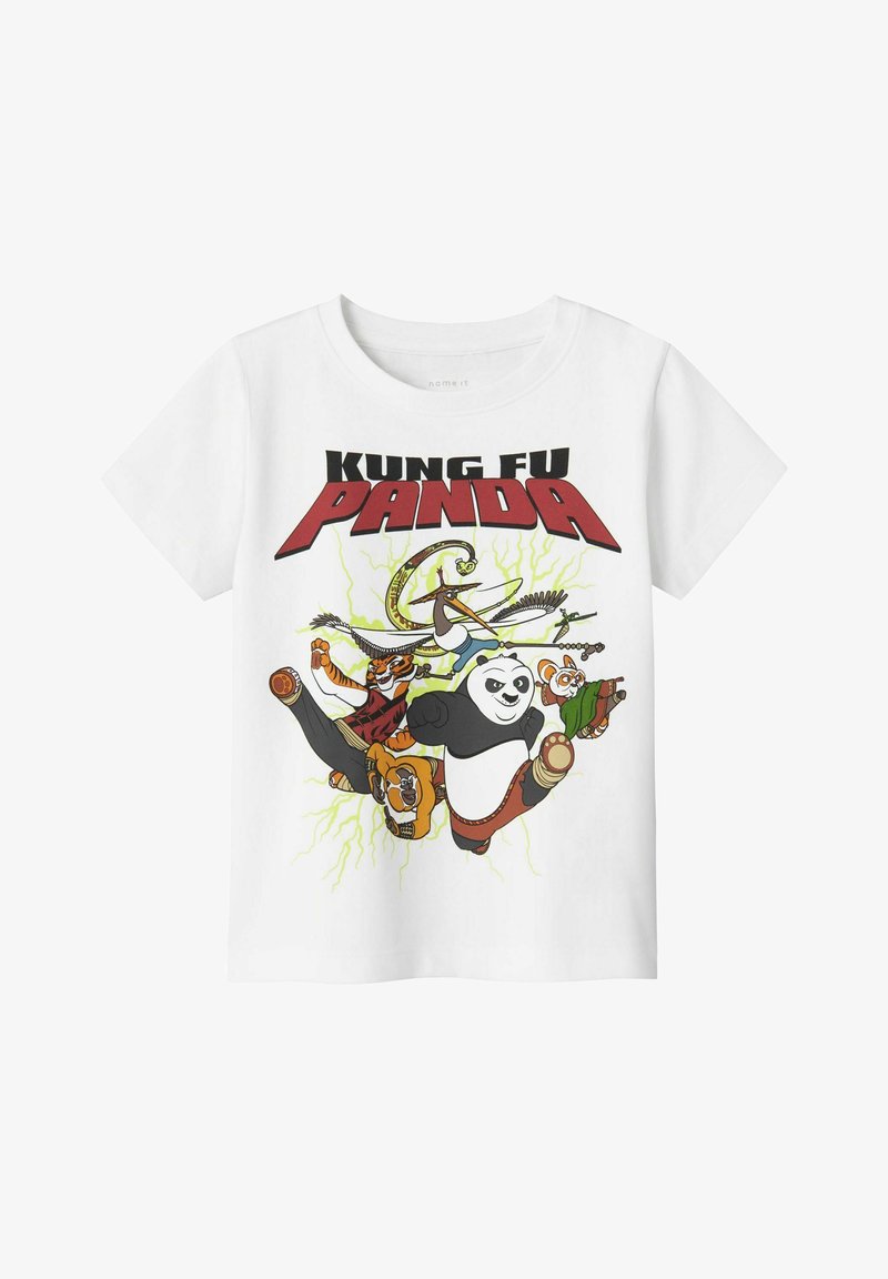 Name it NMMJAC KUNGFUPANDA SKY - T-shirt print - bright white