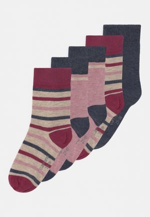 ONLINE CHILDREN ORGANIC STRIPES 5 PACK - Șosete - nature melange
