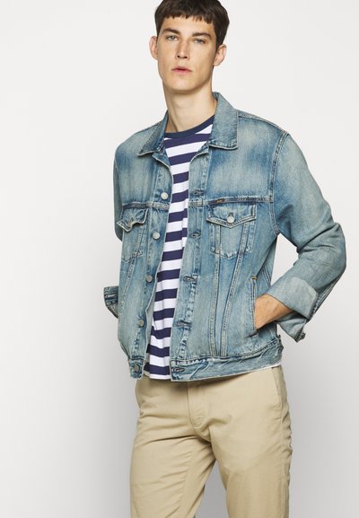 Polo Ralph Lauren SSCNCMSLM2-SHORT SLEEVE-T-SHIRT - T-shirt estampada - navy/white