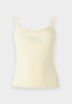 Hollister Co. BOW STRAP CAMI  - Viršus - yellow