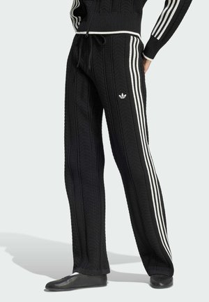 adidas Originals, ADIDAS ORIGINALS SST WIDE LEG TRACKPANT - Pantaloni sportivi - black cloud white