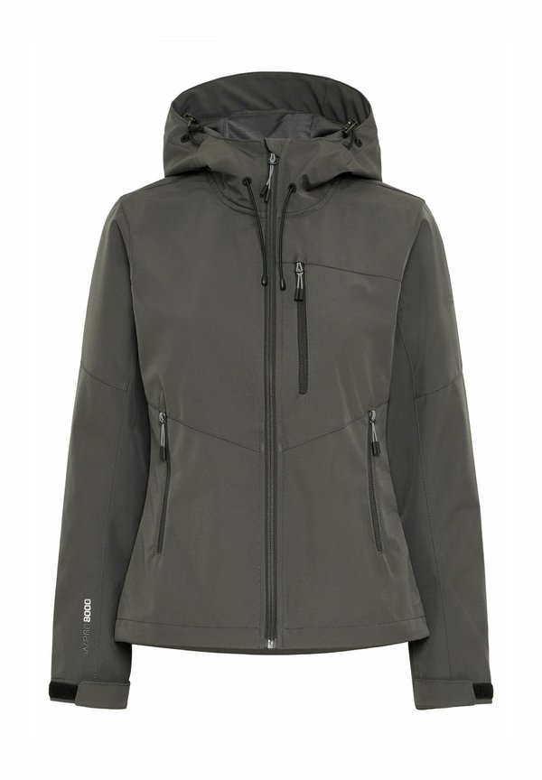 NBROSAW SKI  W-PRO 8.000 WITH WATERPROOF COATING - Outdoor jacket - asphalt4