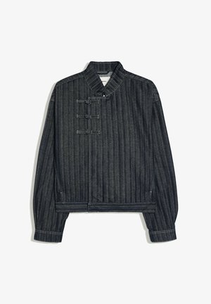 Bershka, TEXTURED WITH CLASP - JACKET - Jeansjacke - royal blue