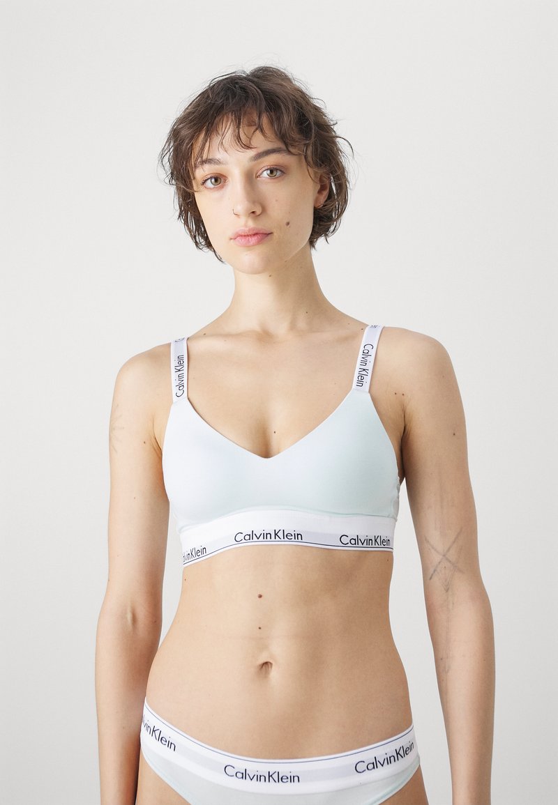 Calvin Klein Underwear LGHTLY LINED BRALETTE ICON SEAMLESS - Topp - island reef