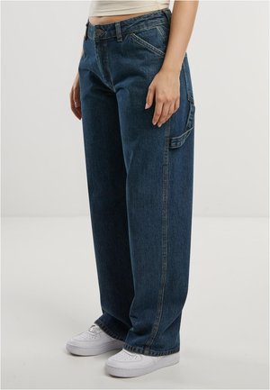 Džínsy s rovným strihom - raw sand