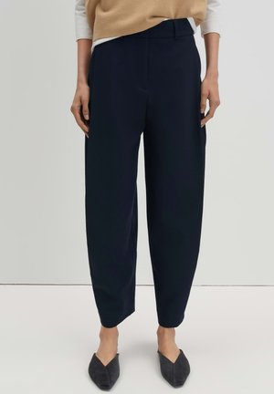 someday., BARREL FIT HIGH RISE - Pantaloni - true navy