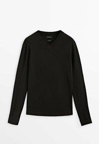 Massimo Dutti Pullover - black