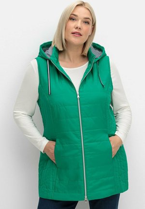 Sheego, Waistcoat - grün