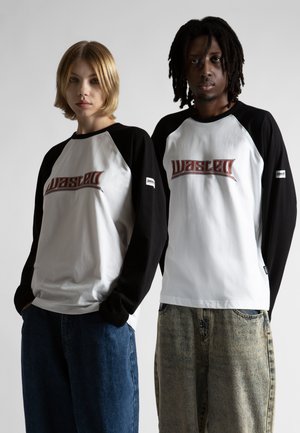 PUSHER UNISEX - Långärmad tröja - white/black