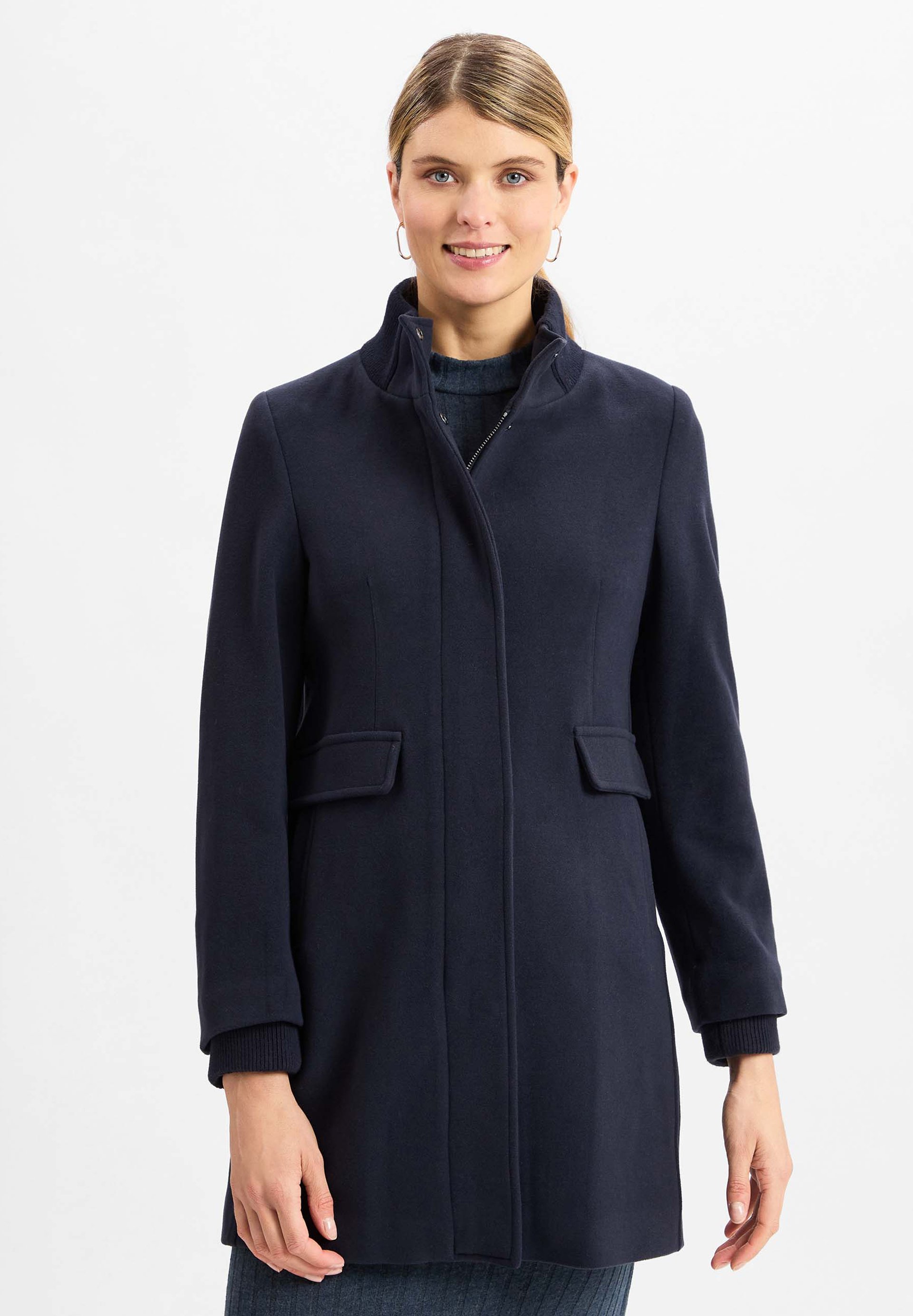 More More Kurzmantel marine/dunkelblau Zalando