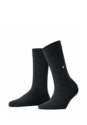 Burlington, STRUCTURED DOT SOCKEN - Sokken - black