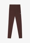 ESSENTIAL FULL LENGTH HIGH RISE LEGGINGS - Leggings - dark brown