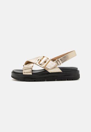 Platform sandals - gold