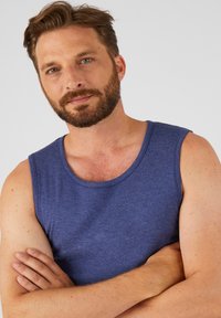 Damart INTERLOCK THERMOLACTYL - Maglietta intima - marine chiné