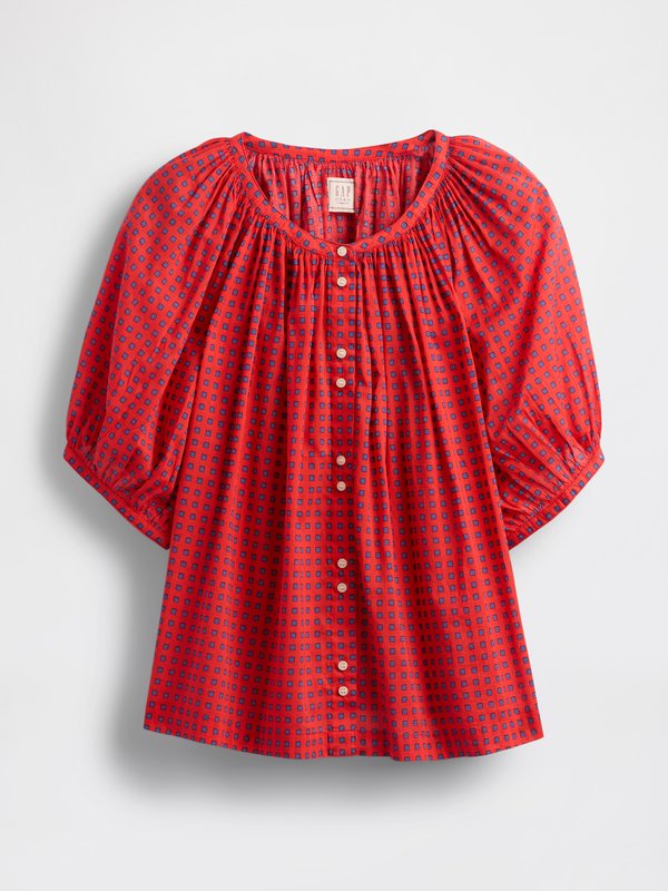 GAP X DOEN BLOUSE - Blouse - vermillion3