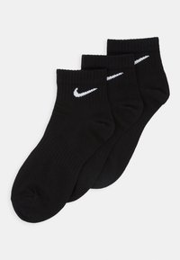 Nike Performance - EVERYDAY ANKLE 3 PACK UNISEX - Urheilusukat - black/white Pienoiskuva 1