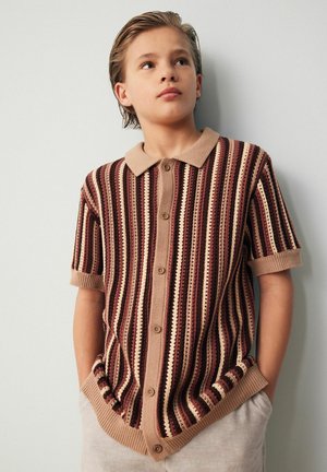 Next SHORT SLEEVE - REGULAR FIT - Košeľa - rust brown