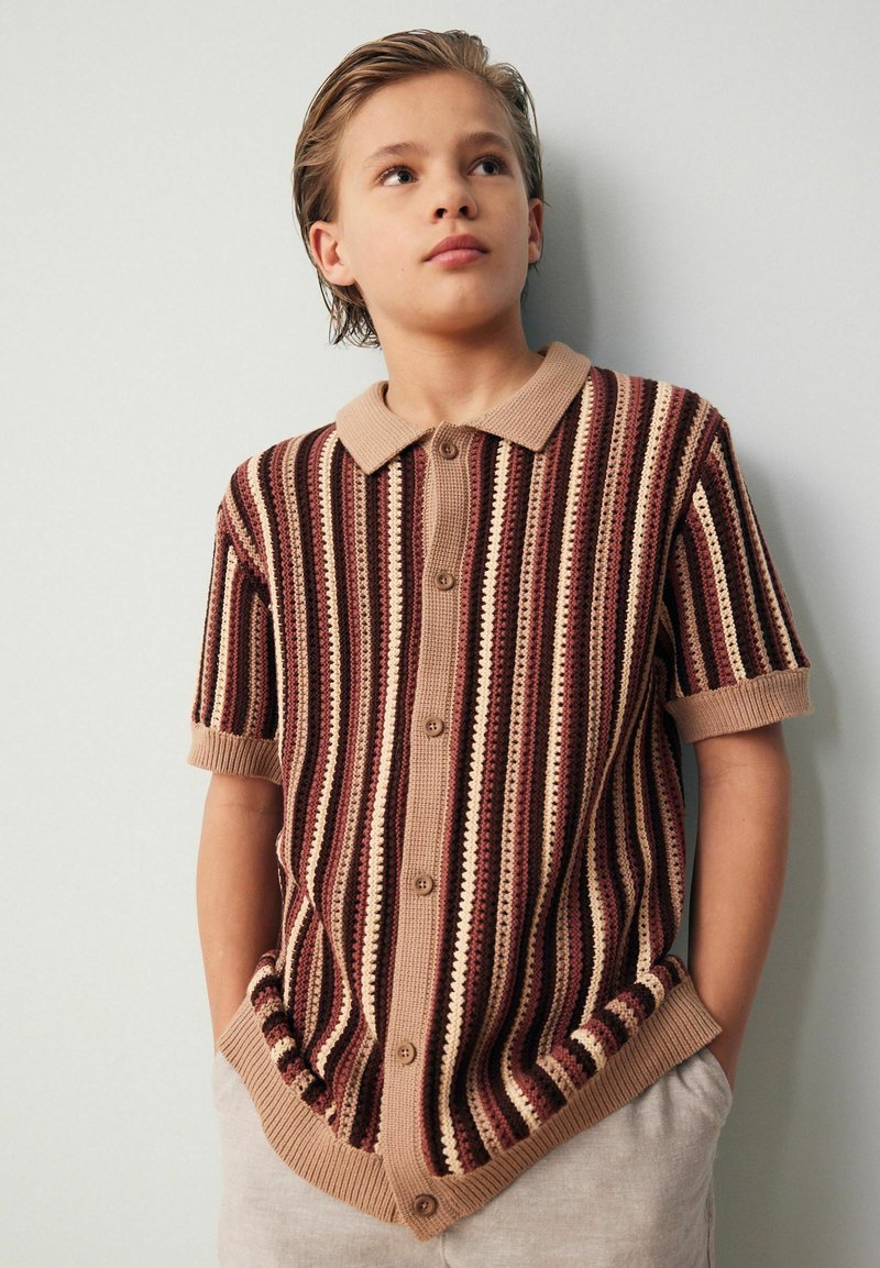 Next SHORT SLEEVE - REGULAR FIT - Košile - rust brown