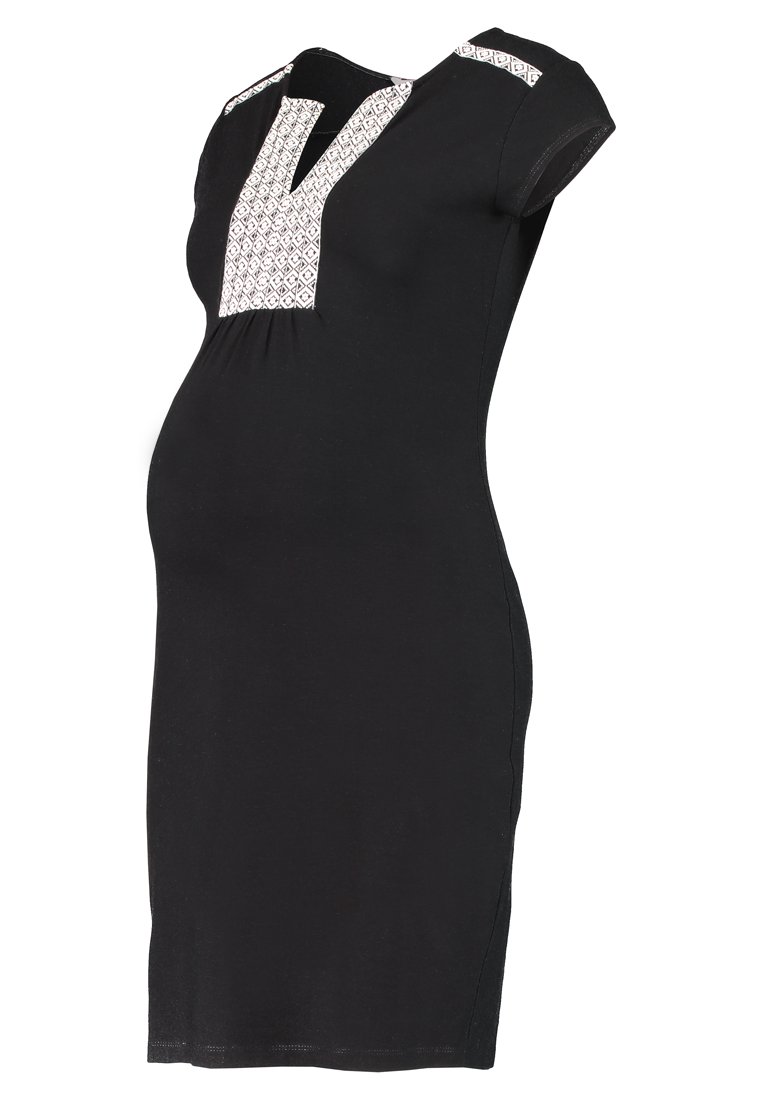 Queen Mum Jerseyjurk zwart