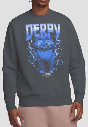 NETFLIX, KPOP DEMON HUNTERS DERPY TIGER LIGHTNING BAND TEE - Sweatshirt - anthracite