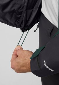 Jack Wolfskin JASPER 3IN1 - Regenjas - black olive