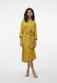 Vero Moda VMBUMPY  - Abito a camicia - golden spice