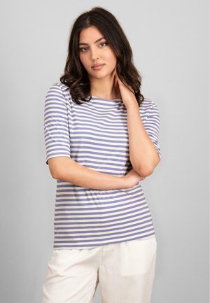 STRIPE  - Tričko s potlačou - blue