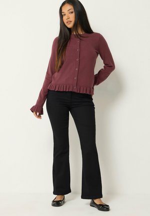M&Co, WOMEN'S CARDIGANS - Gilet - burgundy