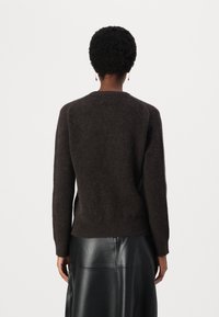 Samsøe Samsøe CARDIGAN - Cardigan - chocolate torte