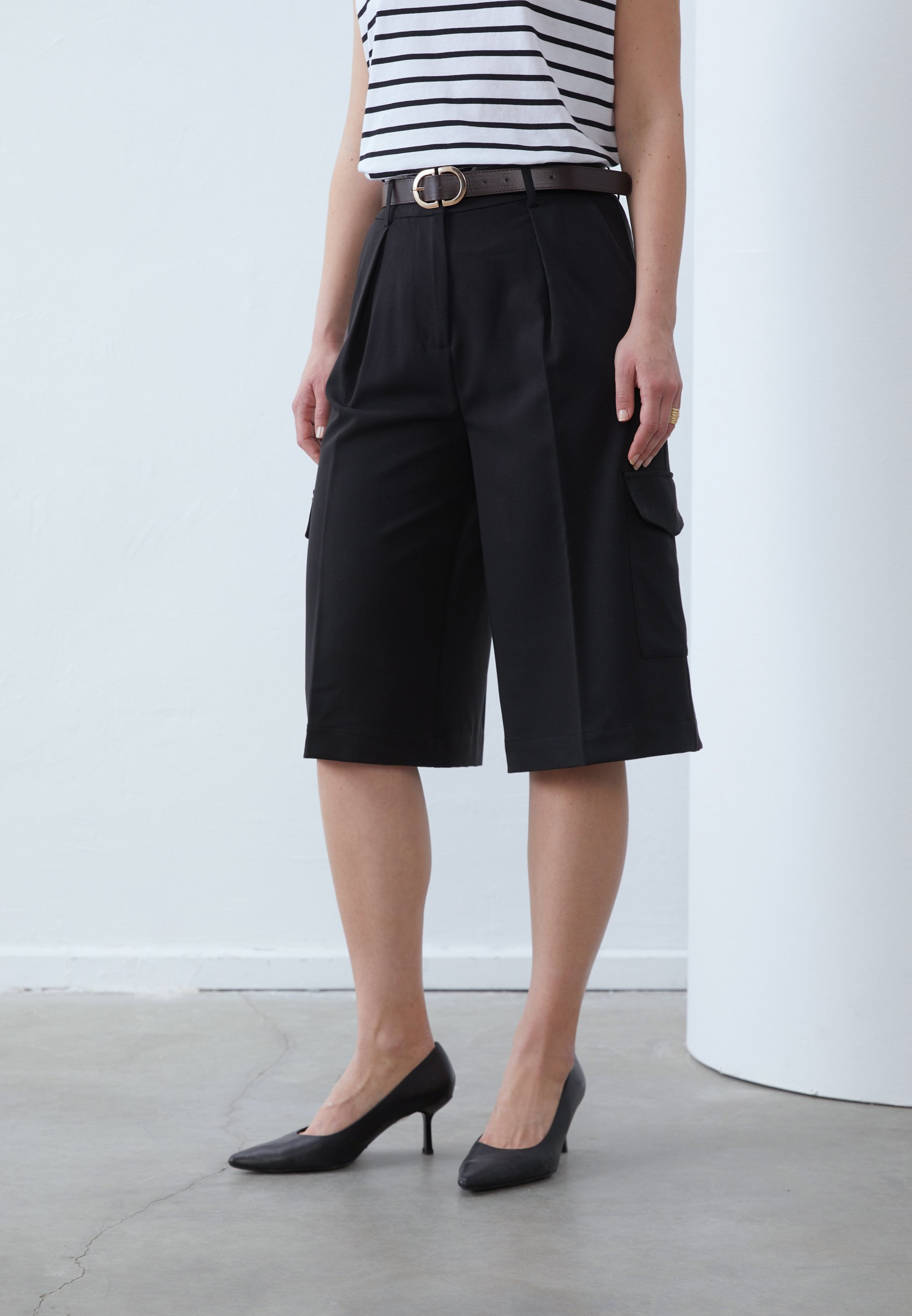 TWINSET Shorts - grigio melange/gessato neve/gris - Zalando.es