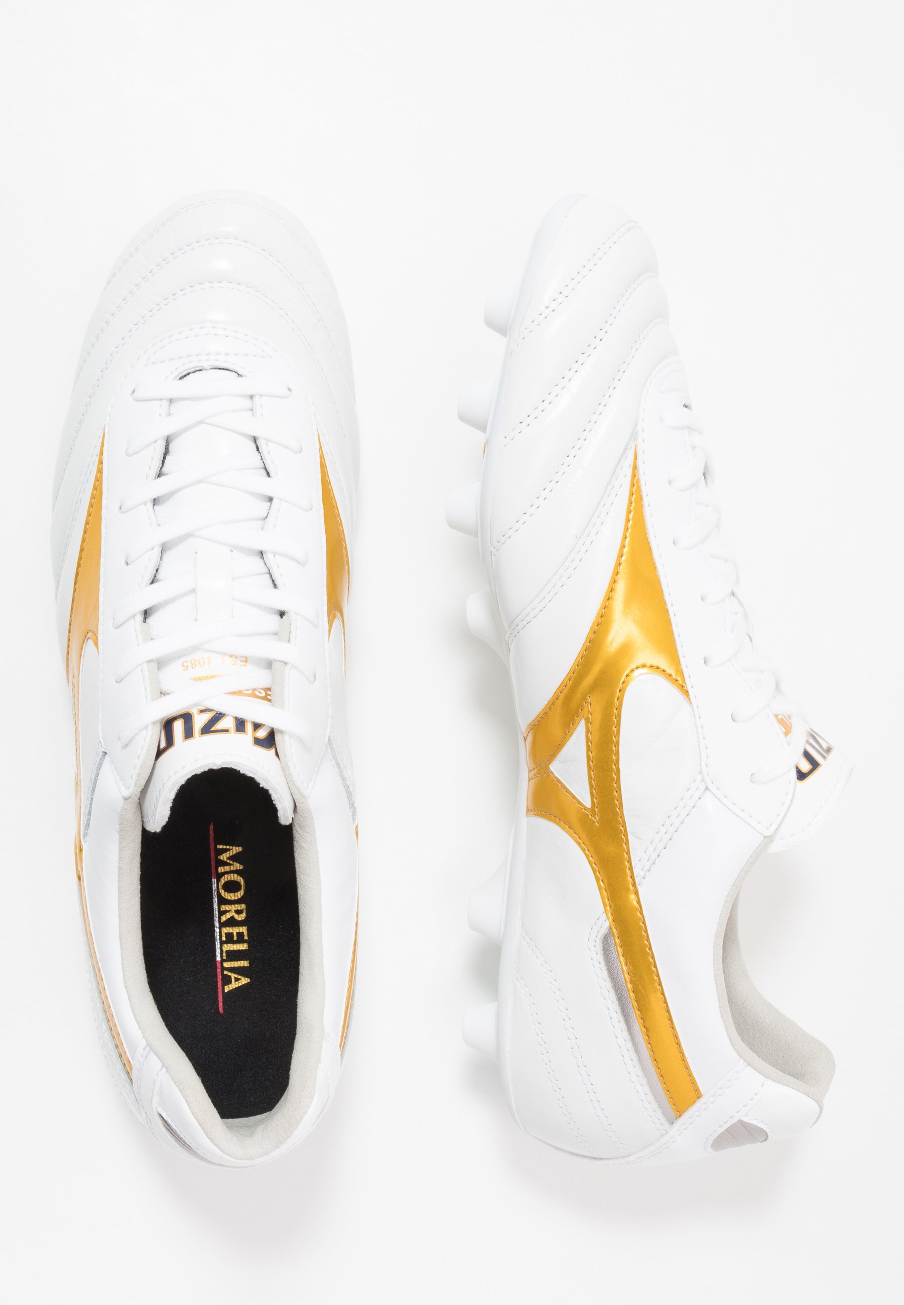 Mizuno MORELIA II ELITE Fotballsko whitegold Zalando.no Mizuno MORELIA II ELITE Fotballsko whitegold Zalando.no