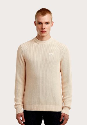 PULLOVER R-NECK - Maglione - beige